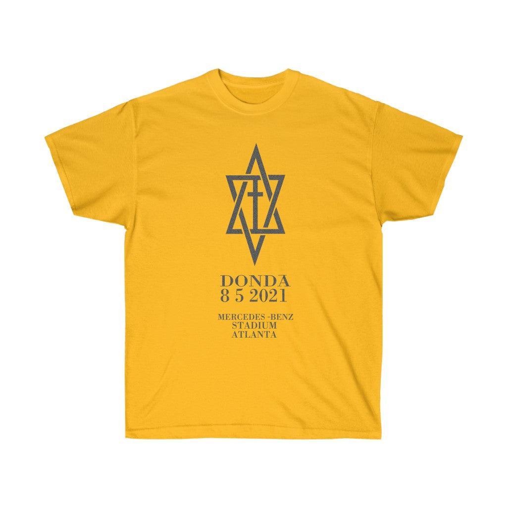 Donda Merch Kanye West Album inspired T-Shirt-L-Gold-Bootlg