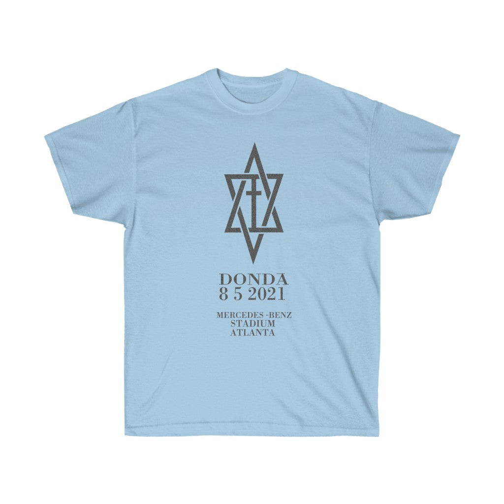Donda Merch Kanye West Album inspired T-Shirt-L-Light Blue-Bootlg