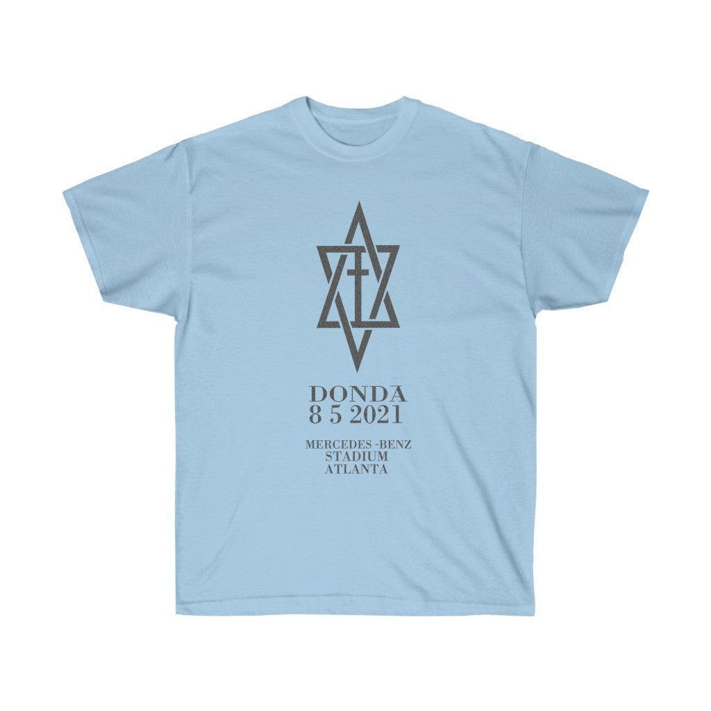 Donda Merch Kanye West Album inspired T-Shirt-L-Light Blue-Bootlg