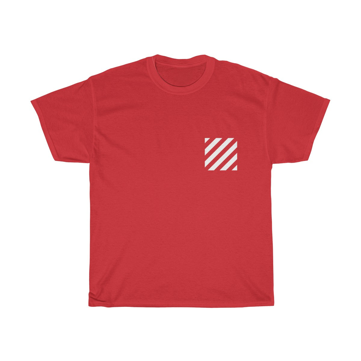 Dope Off-White Virgil Abloh c/o Inspired Tee-Red-S-Bootlg