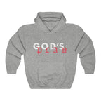 Drake God's Plan Inspired Unisex Heavy Blend™ Hoodie-Sport Grey-S-Bootlg