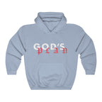 Drake God's Plan Inspired Unisex Heavy Blend™ Hoodie-Light Blue-S-Bootlg