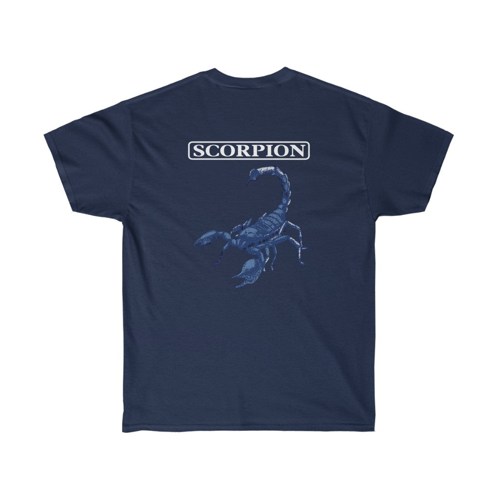 Drake back side scorpion Unisex Ultra Cotton Tee-Navy-S-Bootlg