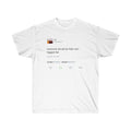 Everyone should be their own biggest fan. Kanye West Tweet Tee-L-White-Bootlg