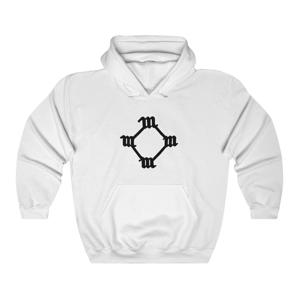 Four M Kanye West Tattoo Hoodie-L-White-Bootlg