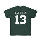 Game Day Tee - Sports T-shirt for Football, Basket, Soccer games-Forest Green-S-Bootlg