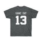 Game Day Tee - Sports T-shirt for Football, Basket, Soccer games-Dark Heather-S-Bootlg