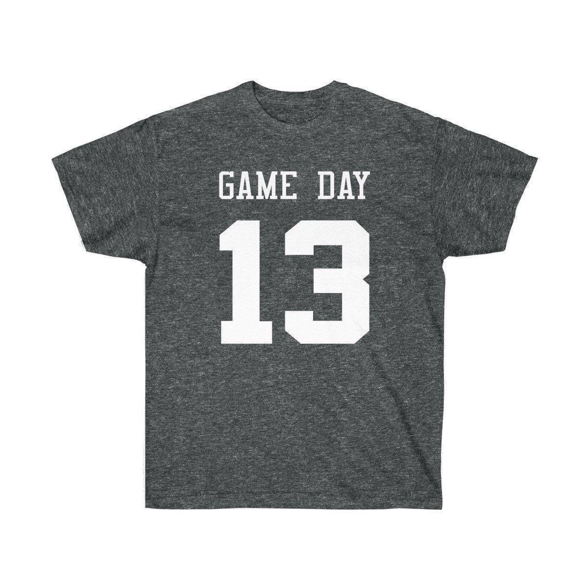 Game Day Tee - Sports T-shirt for Football, Basket, Soccer games-Dark Heather-S-Bootlg