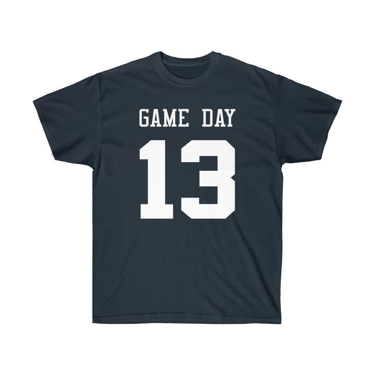 Game Day Tee - Sports T-shirt for Football, Basket, Soccer games-Navy-S-Bootlg