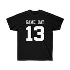 Game Day Tee - Sports T-shirt for Football, Basket, Soccer games-Black-L-Bootlg