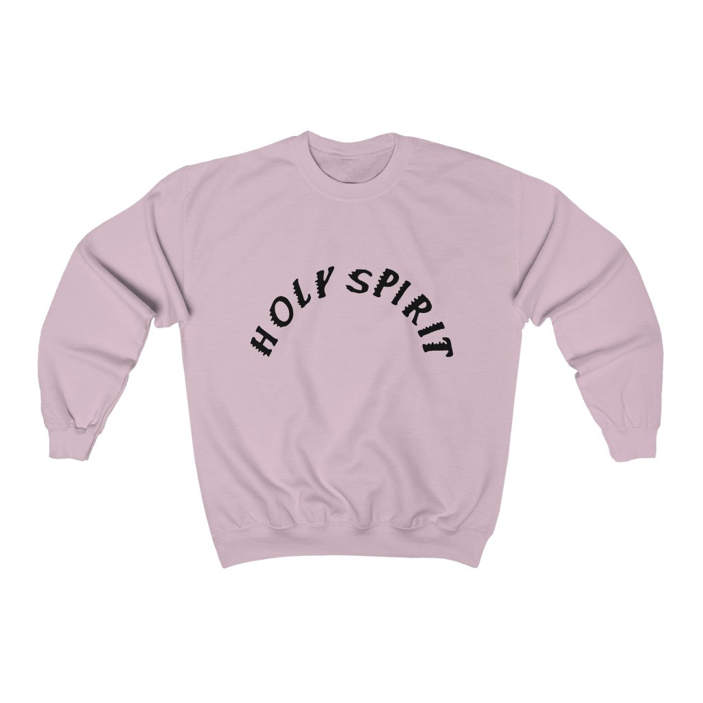 Holy Spirit Sunday Service at the Mountain Unisex Heavy Blend Crewneck Sweatshirt Kanye West inspired-Light Pink-S-Bootlg