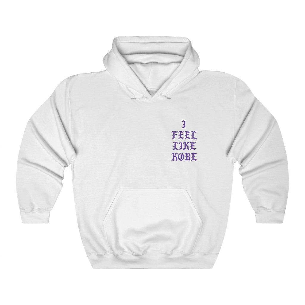 I Feel Like Kobe Bryant Unisex Heavy Blend Hooded Sweatshirt hoodie Kanye West Yeezy Merch TLOP Inspired-White-S-Bootlg