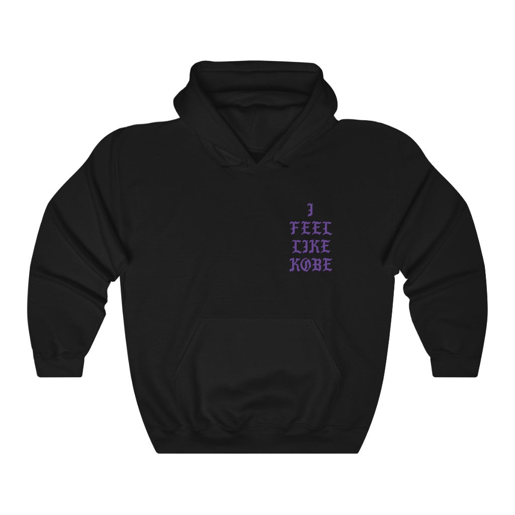 I Feel Like Kobe Bryant Unisex Heavy Blend Hooded Sweatshirt hoodie Kanye West Yeezy Merch TLOP Inspired-Black-M-Bootlg