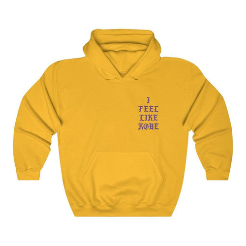 I Feel Like Kobe Bryant Hoodie - Kanye West Tribute-Gold-S-Bootlg