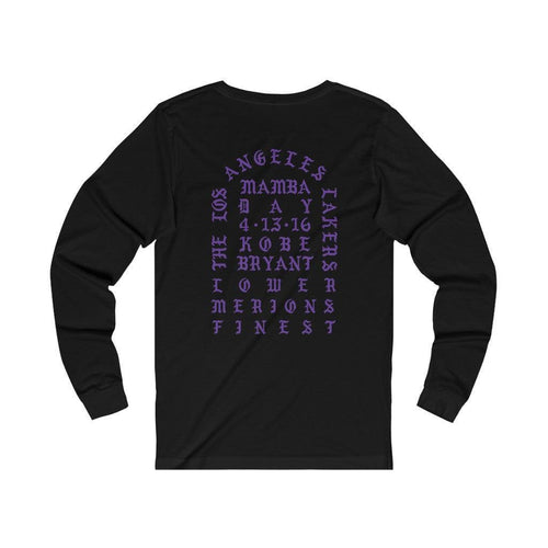 I Feel Like Kobe Bryant Unisex Jersey Long Sleeve T-Shirt-Black-L-Bootlg