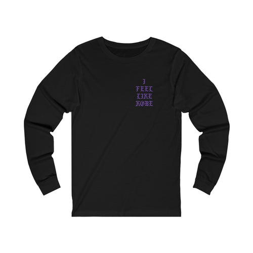 I Feel Like Kobe Bryant Unisex Jersey Long Sleeve T-Shirt-Black-L-Bootlg