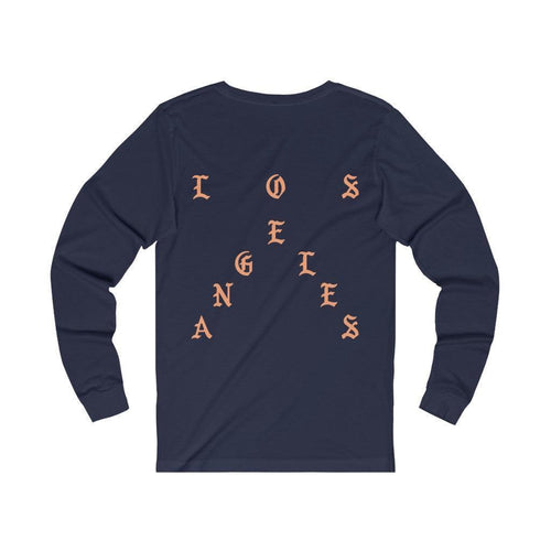 I Feel Like Pablo Los Angeles Unisex Jersey Long Sleeve Tee-Navy-L-Bootlg