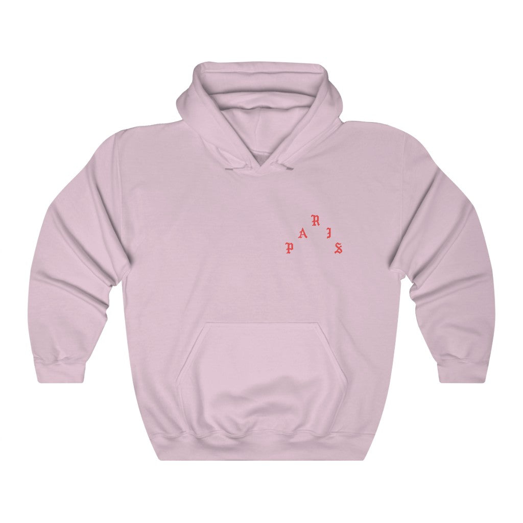 I Feel Like Pablo Paris Unisex Heavy Blend Hooded Sweatshirt hoodie Kanye West Yeezy Merch TLOP Inspired-Light Pink-S-Bootlg