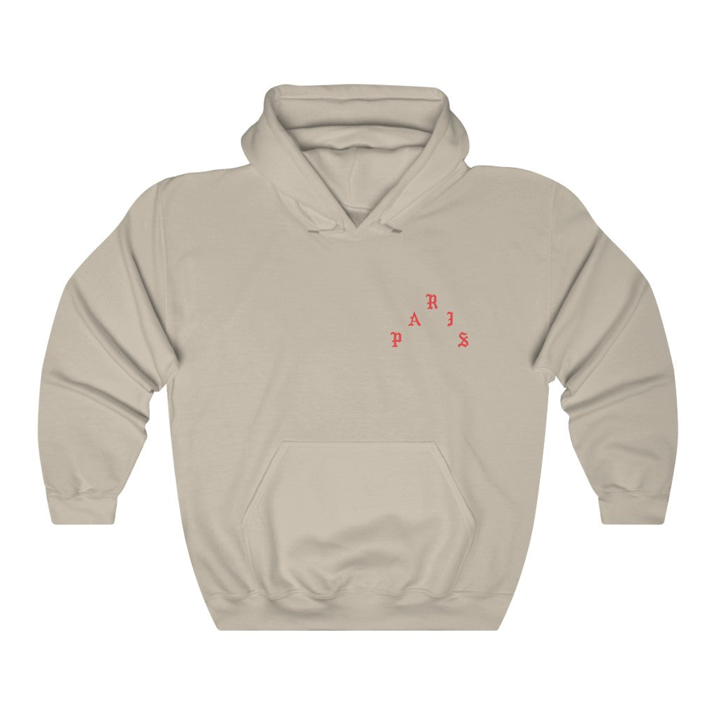 I Feel Like Pablo Paris Unisex Heavy Blend Hooded Sweatshirt hoodie Kanye West Yeezy Merch TLOP Inspired-Sand-S-Bootlg