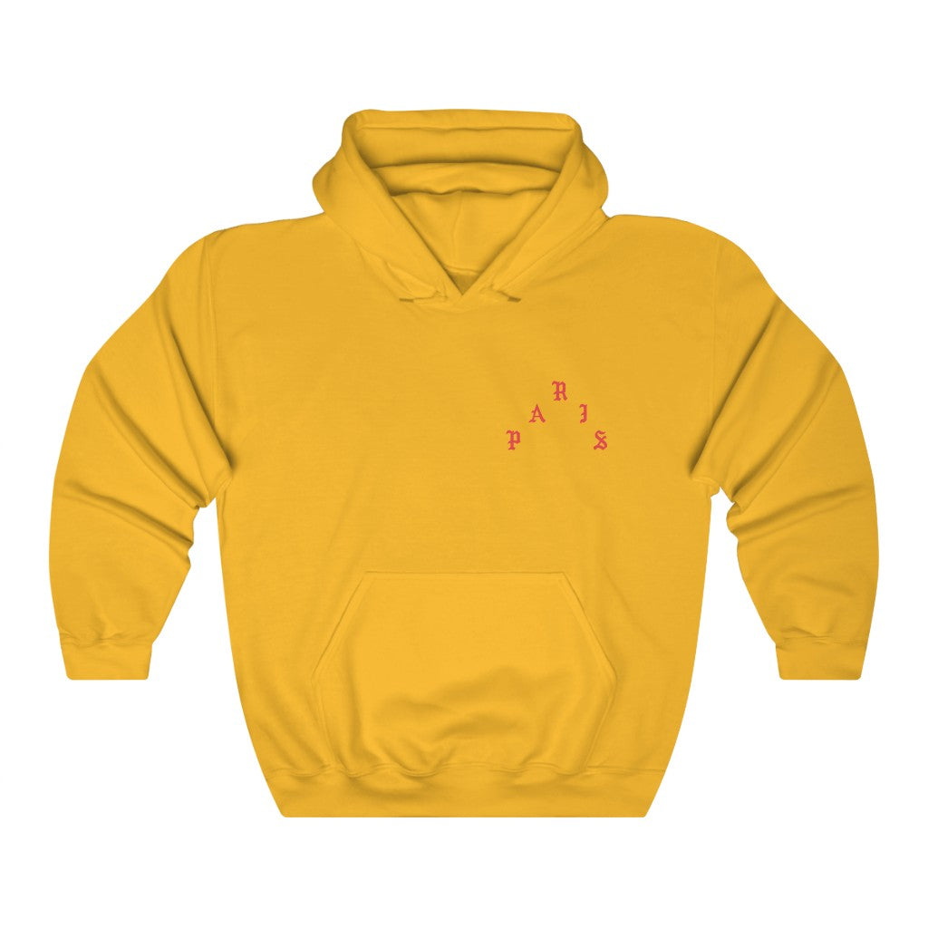 I Feel Like Pablo Paris Unisex Heavy Blend Hooded Sweatshirt hoodie Kanye West Yeezy Merch TLOP Inspired-Gold-S-Bootlg