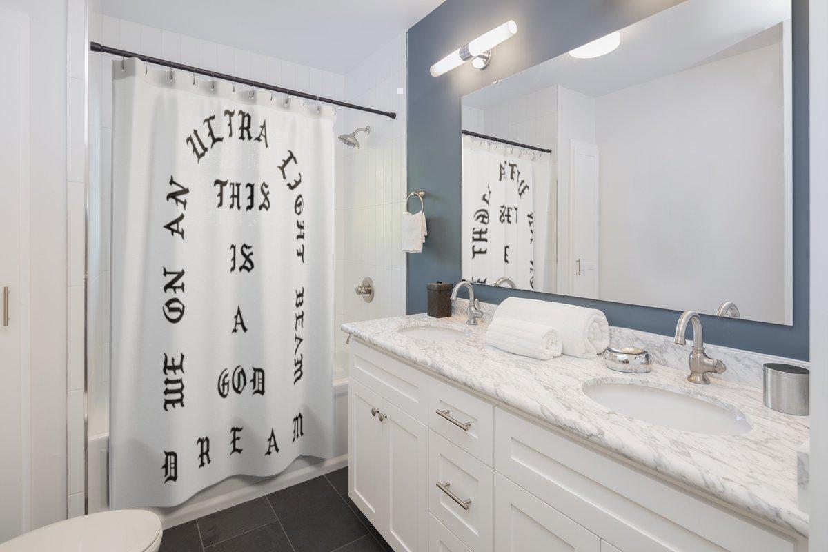 I Feel Like Pablo Shower Curtains Kanye West Merch Inspired-Bootlg