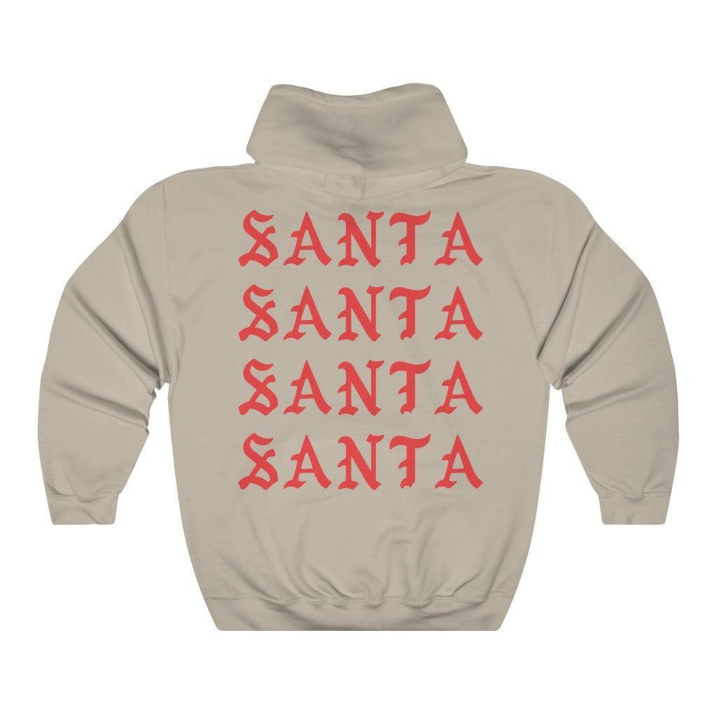 I Feel Like Santa Heavy Blend Hoodie Christmas Merch-Cherry Red-S-Bootlg