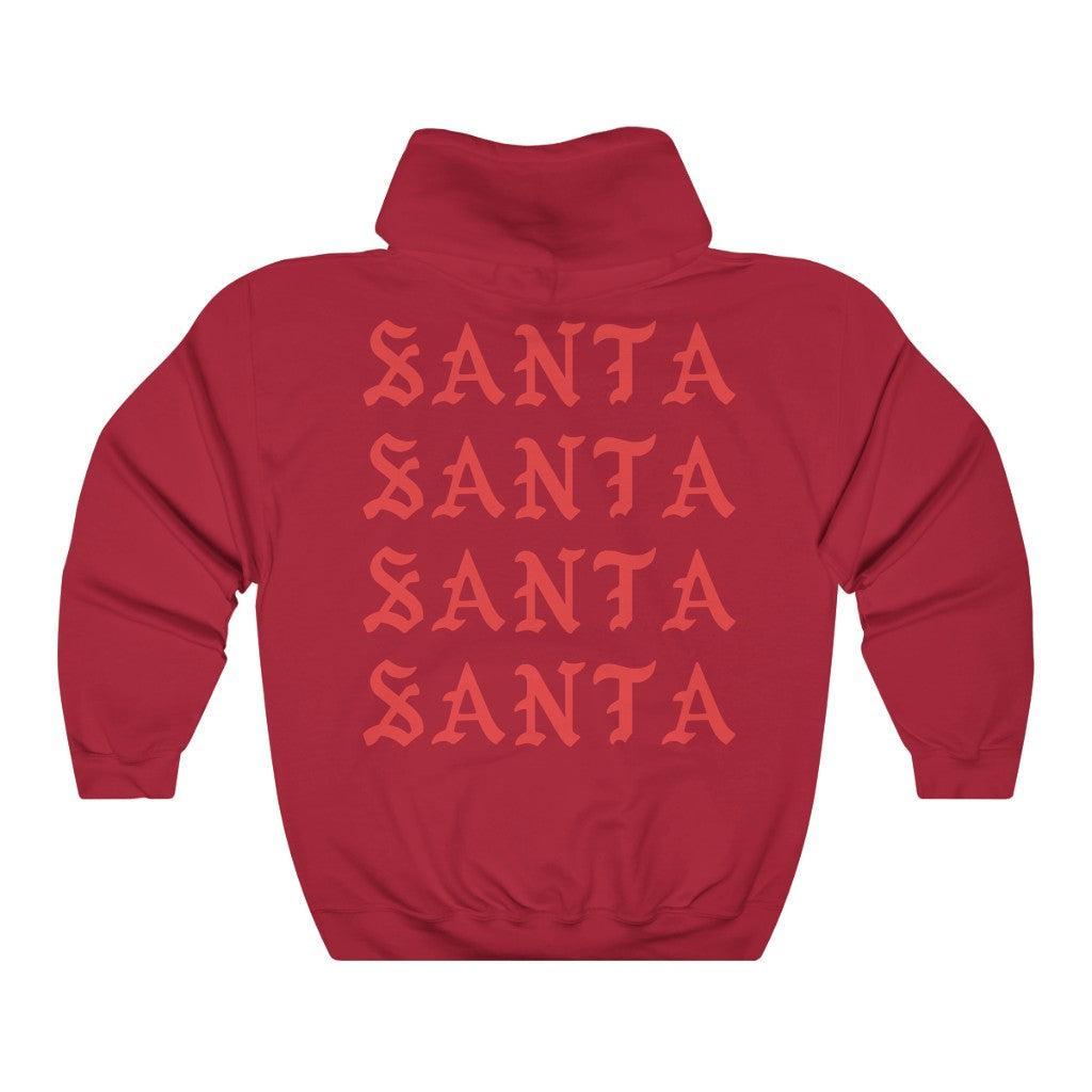 I Feel Like Santa Heavy Blend Hoodie Christmas Merch-Cherry Red-S-Bootlg