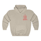 I Feel Like Santa Heavy Blend Hoodie Christmas Merch-Sand-S-Bootlg