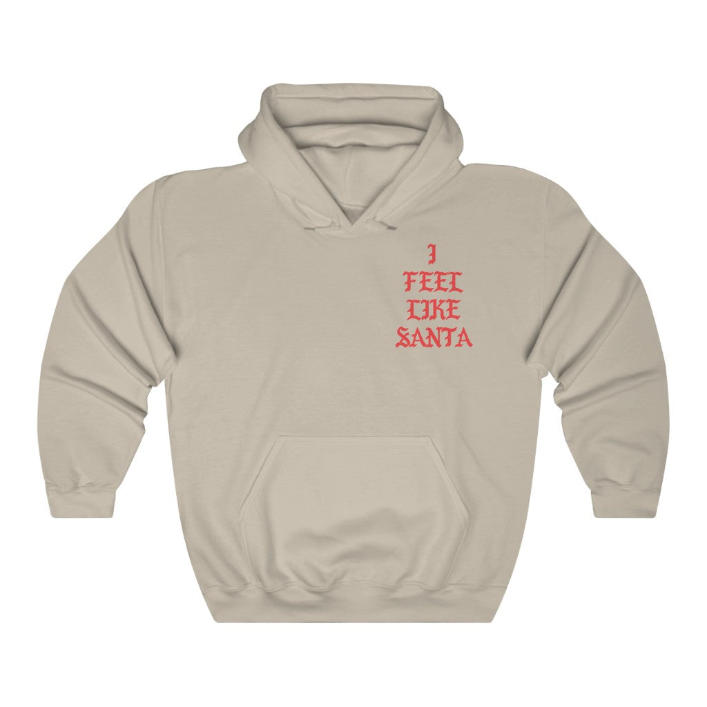 I Feel Like Santa Heavy Blend Hoodie Christmas Merch-Sand-S-Bootlg