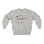 I Love Me So Much Right Now Kanye West Tweet Crewneck Sweatshirt-Ash-S-Bootlg