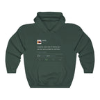 I Need A Room Full Of Mirrors So I Can Be Surrounded By Winners - Kanye West Tweet Hoodie-Forest Green-S-Bootlg
