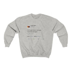 I No Longer Have A Manager I Can't Be Managed Kanye West Tweet Heavy Blend™ Crewneck Sweatshirt-Ash-S-Bootlg