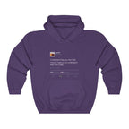 I Understand That You Don't Like Me But I Need You To Understand That I Dont Care Kanye West Tweet Hoodie-S-Purple-Bootlg