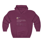 I Understand That You Don't Like Me But I Need You To Understand That I Dont Care Kanye West Tweet Hoodie-S-Maroon-Bootlg