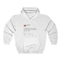 I Understand That You Don't Like Me But I Need You To Understand That I Dont Care Kanye West Tweet Hoodie-L-White-Bootlg