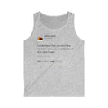 I Understand That You Don't Like Me But I Need You To Understand That I Dont Care Kanye West Tweet Men's Tank Top-Sport Grey-L-Bootlg
