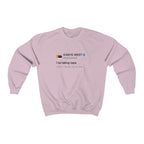 I be taking naps Kanye West Tweet Crewneck Sweatshirt-Light Pink-S-Bootlg