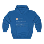I give up drinking every week - Kanye West Tweet Inspired hangover Hoodie-S-Royal-Bootlg