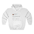 I give up drinking every week - Kanye West Tweet Inspired hangover Hoodie-L-White-Bootlg