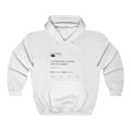I no longer have a manager. I can't be managed - Kanye West Tweet Unisex Hoodie-L-White-Bootlg