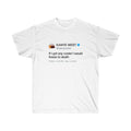 If I got any cooler I would freeze to death Kanye West Tweet Crewneck-L-White-Bootlg