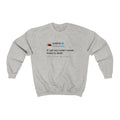 If I got any cooler I would freeze to death Kanye West Tweet Inspired Unisex Crewneck Sweatshirt-Ash-S-Bootlg