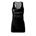 I'm Not Even Gon Lie To You I Love Me So Much Right Now Kanye West Tweet Women's Cut & Sew Racerback Dress-L-Bootlg