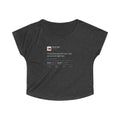 I'm Not Even Gon Lie To You I Love Me So Much Right Now Kanye West Tweet Women's Tri-Blend Dolman-L-Tri-Blend Vintage Black-Bootlg