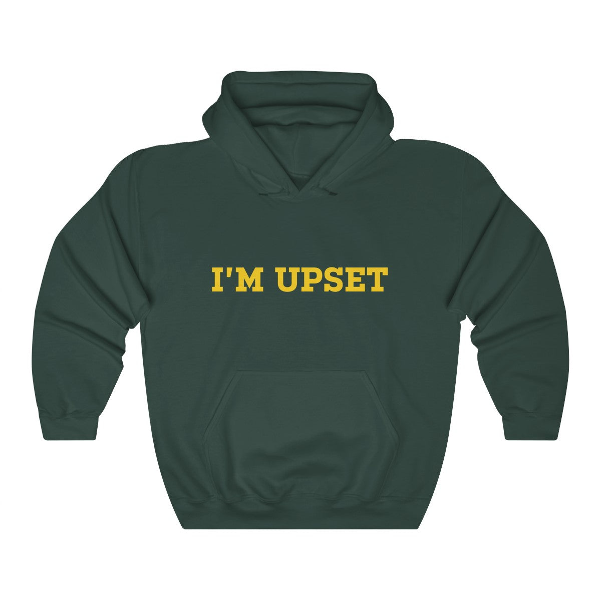 I'm Upset Drizzy Drake Scorpion Inspired Heavy Blend™ Hoodie-Forest Green-S-Bootlg