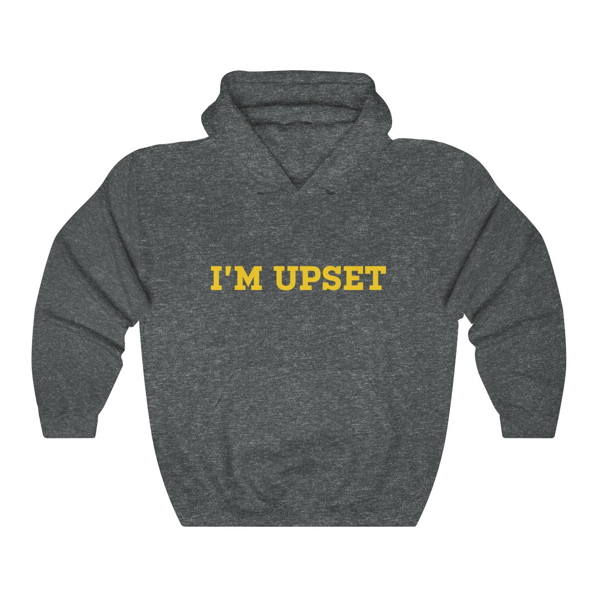 I'm Upset Drizzy Drake Scorpion Inspired Heavy Blend™ Hoodie-Dark Heather-S-Bootlg