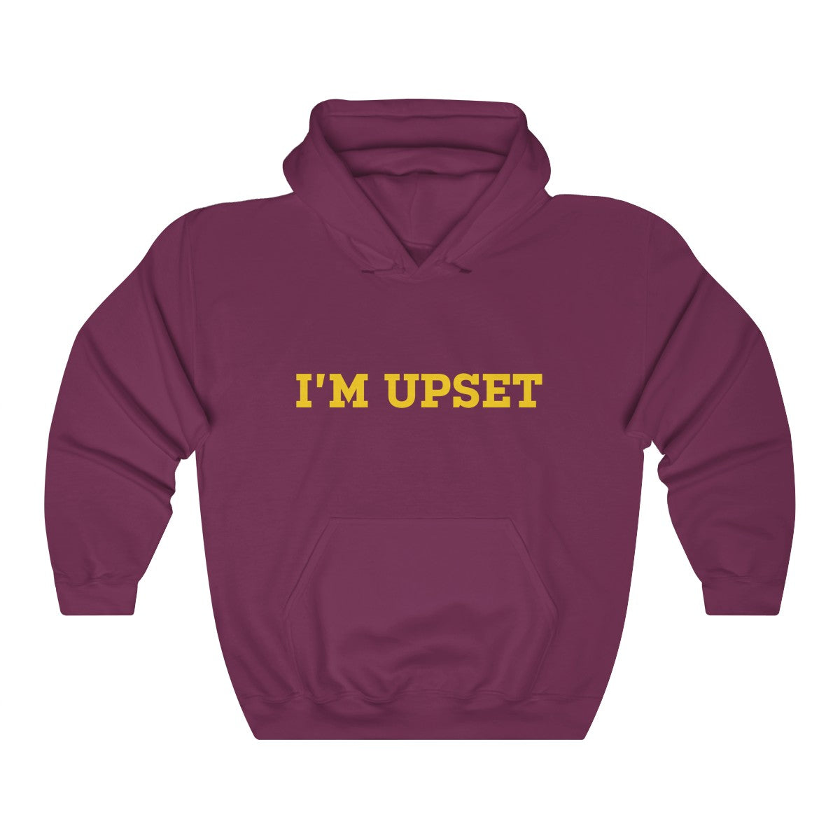 I'm Upset Drizzy Drake Scorpion Inspired Heavy Blend™ Hoodie-Maroon-S-Bootlg
