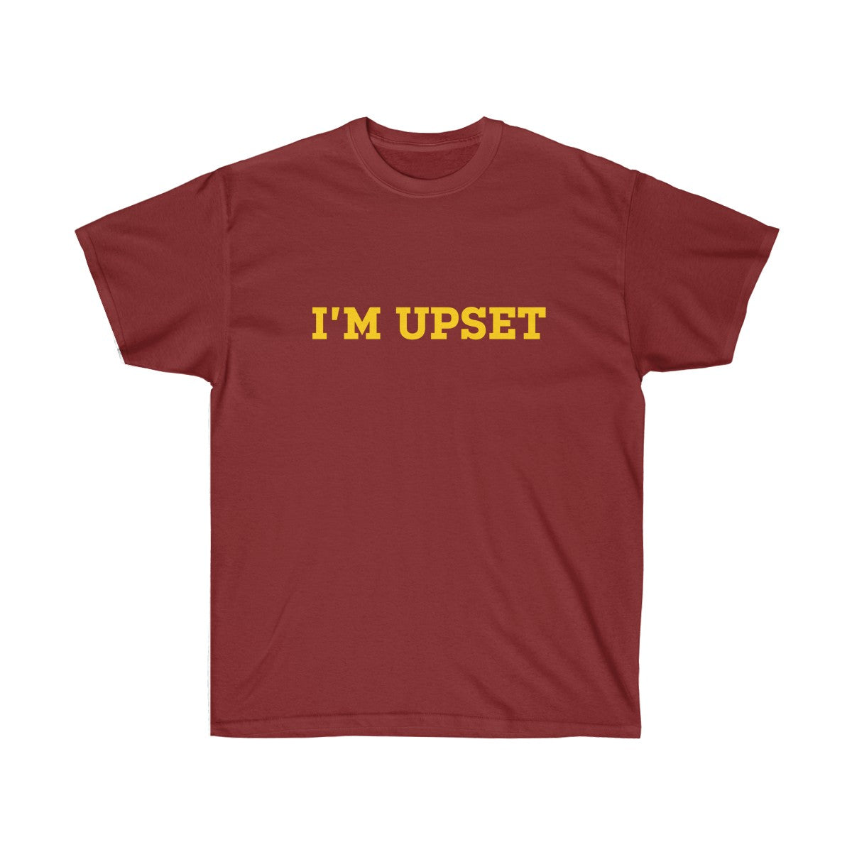I'm Upset Tee - Drizzy Drake Scorpion inspired-Cardinal Red-S-Bootlg