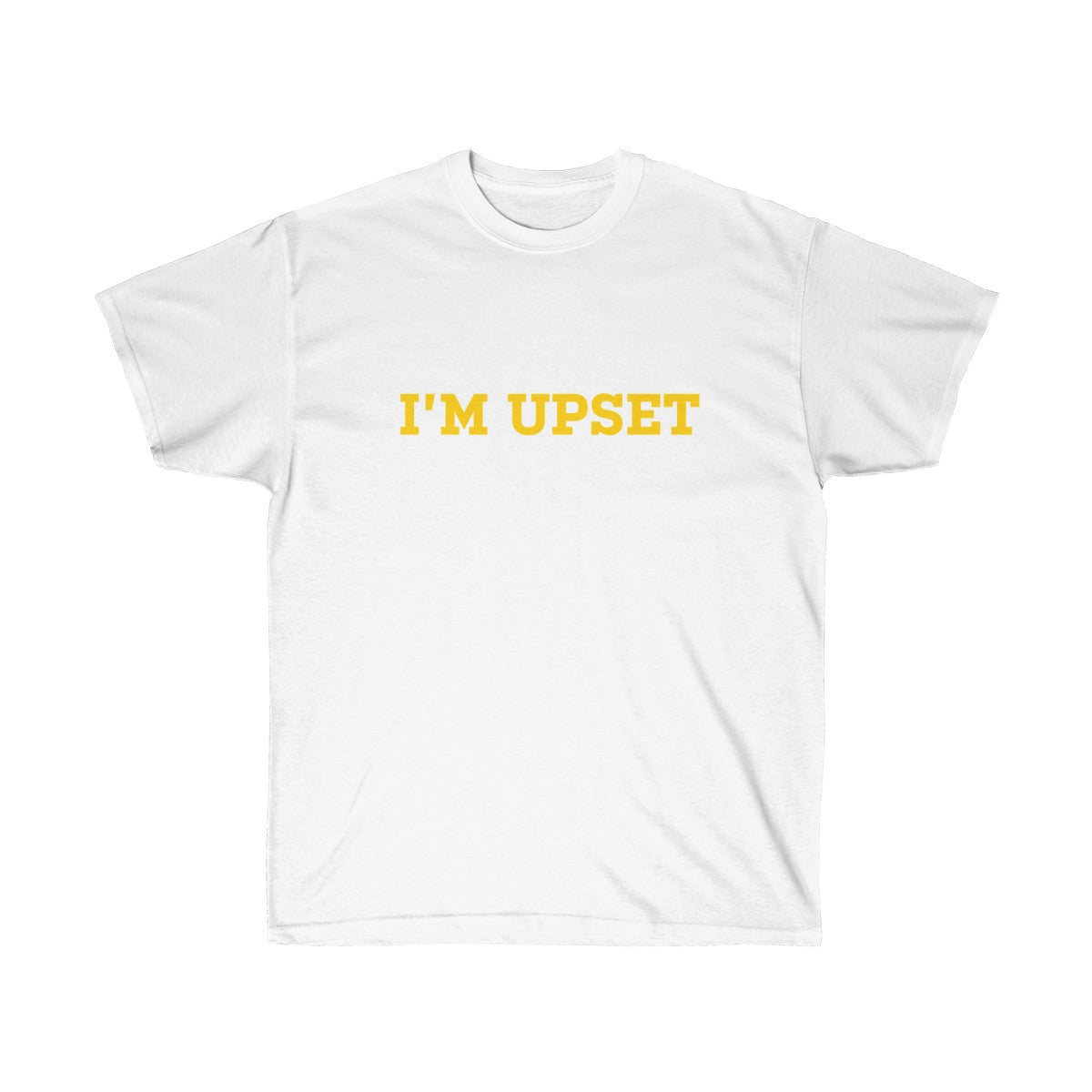 I'm Upset Tee - Drizzy Drake Scorpion inspired-White-L-Bootlg