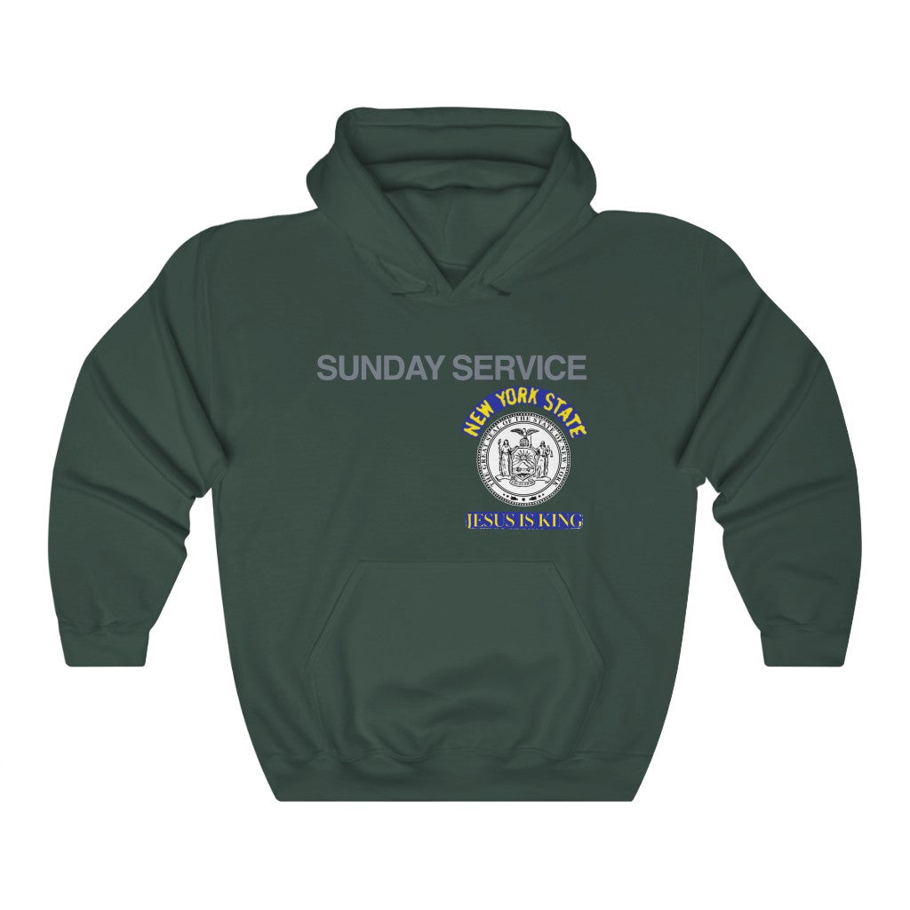 Jesus is King New York Seal Hoodie-S-Forest Green-Bootlg